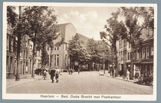 1002 Gedempte Oude Gracht met Postkantoor stempel 1931