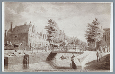 1007 De Bakenessergragt te Haarlem te zien van 't Paarde-Wed naar tekening