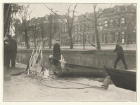 10080 Het verwijderen van omgewaaide bomen als gevolg van een hevige storm., 1910