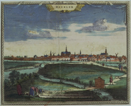 43453 [Gezicht op Haarlem vanuit het noordwesten] [afbeelding]. - [Amsterdam] : F.de Wit excudit, [ca.1675]. - 1 prent ...