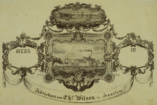 44082 Gegevens cataloguskaartje: Katoenfabriek van Thomas Wilson, handelsmerk. Frabriekaat van Ths.Wilson te Haarlem . ...