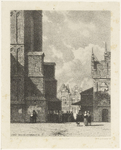 44096 Gegevens cataloguskaartje: Lepelstraat, ziende naar het zuiden. Lithografie van F.H.Weissenbruch, gedrukt door ...