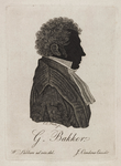 49278 Silhouet van Dr. Gerbrand Bakker, lector in de ontleed-, heel- en verloskunde aan Teylers Stichting van 1806 tot ...