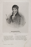 49322 Portret van Willem Bilderdijk, geboren Amsterdam 1756, overleden Haarlem 1831. Dichter, geleerde. Lithografie van ...