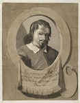 49544 Portret van Harmen Hals, gedoopt Haarlem 1611, begraven Haarlem 1669. Zoon en discipel van Frans Hals. ...