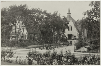 54966 De gereformeerde kerk aan de Rijksstraatweg 85 te Bennebroek., 1940-1942