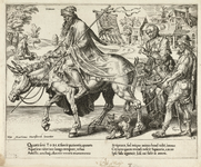 102 Allegorische voorstelling met de 'Triomf van Tobias'. Zesde prent uit een serie van acht genummerde prenten, ...
