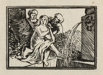 2253 Susanna en de ouderlingen [Daniël gr 2:5-24]. Houtsnede., 1655-1694