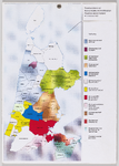 1268 Kaart van Streekarchieven en Gemeentelijke Archiefdiensten Provincie Noord-Holland per 31 december 1996, 31-12-1996