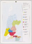 1269 Kaart Streekarchieven en Gemeentelijke Archiefdiensten Provincie Noord-Holland per 1 Juli 2000, 01-07-2000