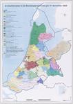 1270 Kaart Archiefdiensten in de Randstadprovincies per 31 December 2008De kaart omvat de Provincies Noord-Holland, ...