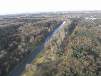 123 Luchtfoto's van Amsterdamse Waterleidingduinen, Noordoosterkanaal en Panneland, 24-11-2010