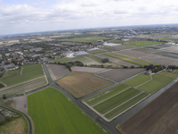 170 Luchtfoto's van Hillegom Oude Beek, Veeneburgerlaan testvlucht, 31-07-2011