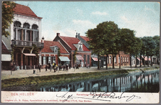19373 De Kanaalweg met links het Café Central., 1905-1906