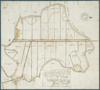 71 Landkaart van de Bleekmeer. Caerte ende beschrijvinge vande Bleeckmeer gelegen in den banne van Heerenkarspel met ...