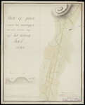 1034 Schets of plan wegens het aanleggen van een nieuwe weg op het eiland Texel1 techn.tekening: handschrift, ...