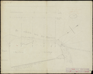 1035 Figuratieve kaart van het Horntje op het eiland Texel Oost-zuidoost boven.1 techn.tekening: handschrift, ...