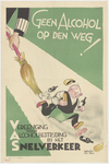 10BB Geen Alcohol op den weg!Affiche van de Vereeniging voor Alcoholbestrijding bij het Snelverkeer, 1932-05