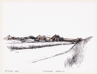 4388 1 topogr. tekening: pen in zwart en bruin; 271 x 358 mm (blad) l.o. Wil de Bie 1981 , 1981