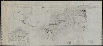 1398 Uitbreidingsplan van Heemstede, zwart/wit lijntekening op linnenpapier, 1908-1909, vastgesteld door de gemeente ...