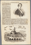 55 Druk van pagina 229 uit The Illustrated London News, (Oct, 10, 1846), met onderwerp: Drainage of the Lake of Haarlem ...