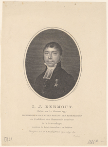 113 Portret van Isaac Johannes Dermout, 1825