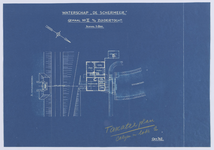 3446BB situatietekening blauwdruk technische tekening, 1942-10