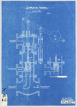 455BB doorsneden blauwdruk Technische tekening, 1940